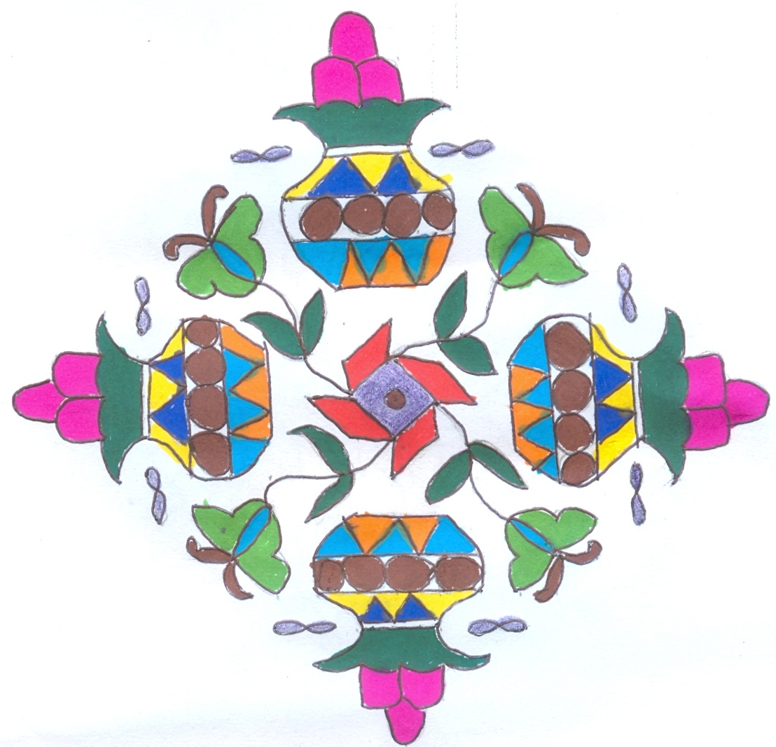 Madhu krishna blog: RANGOLI DESIGNS WITH & WITHOUT COLOURS