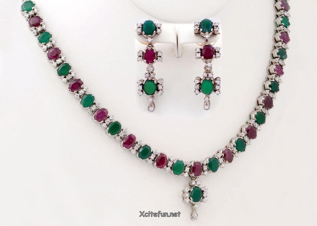 Fancy Emerald Jewelry Collection For Eid 2011