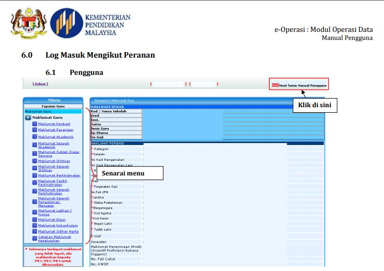 Kpm eoperasi Sistem E