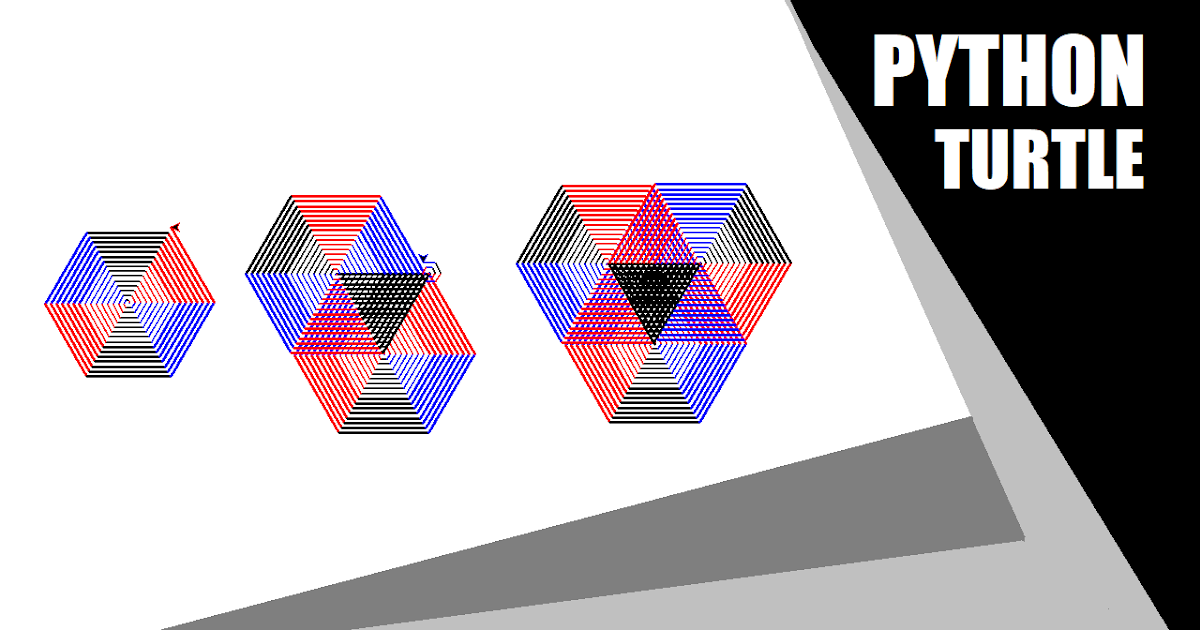 Python Turtle - Draw Multi Color Pattern Design in Python Turtle ...