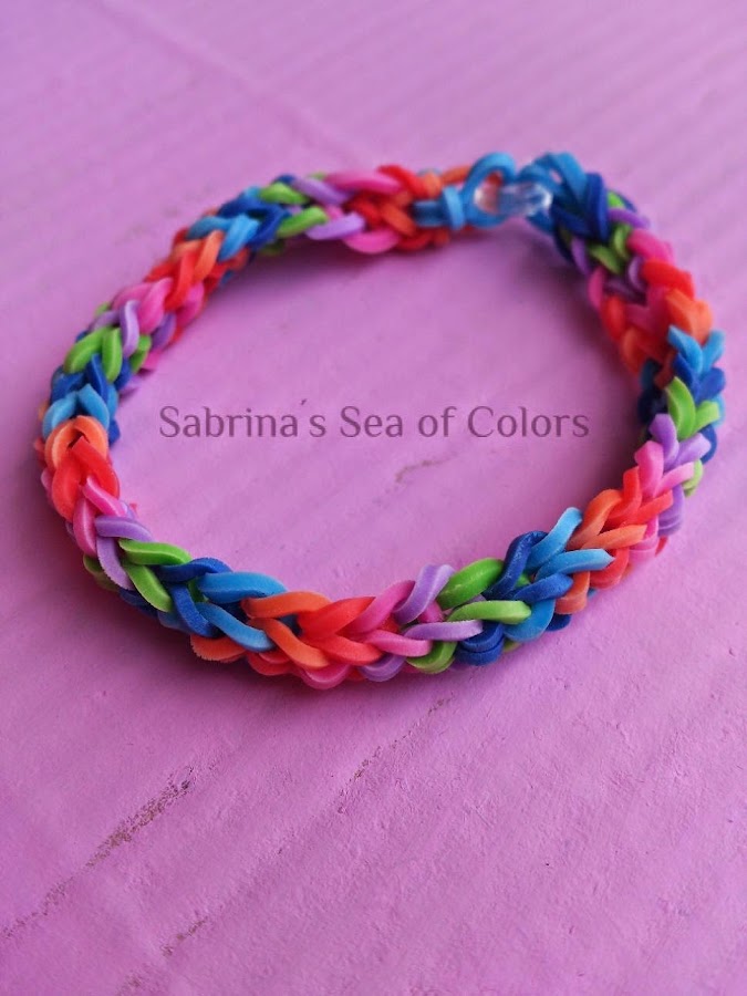 pulsera de gomitas cola de pez invertida