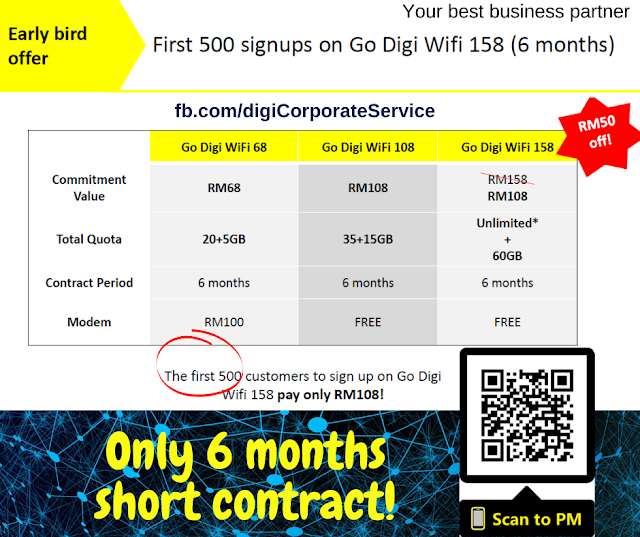 DiGi Corporate Business Plan Info Digi Go Wifi 158 Business Broadband