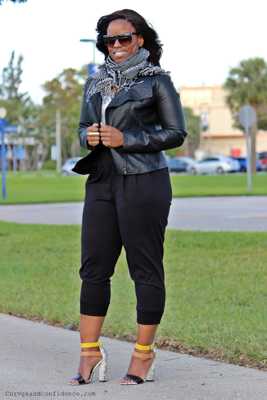 Weekend Wear: Sweats and Heels - Curves and Confidence