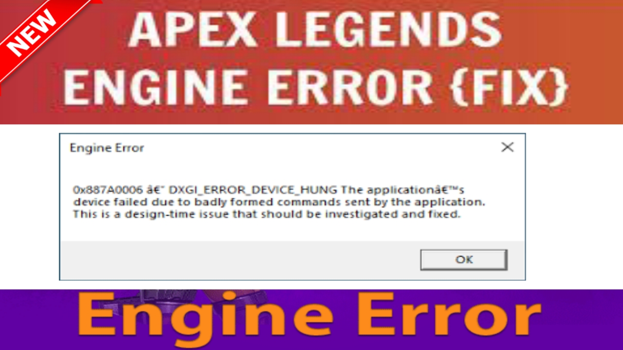 [Fixed] engine error fix engine error in Apex Legends (solved) Tech2wire