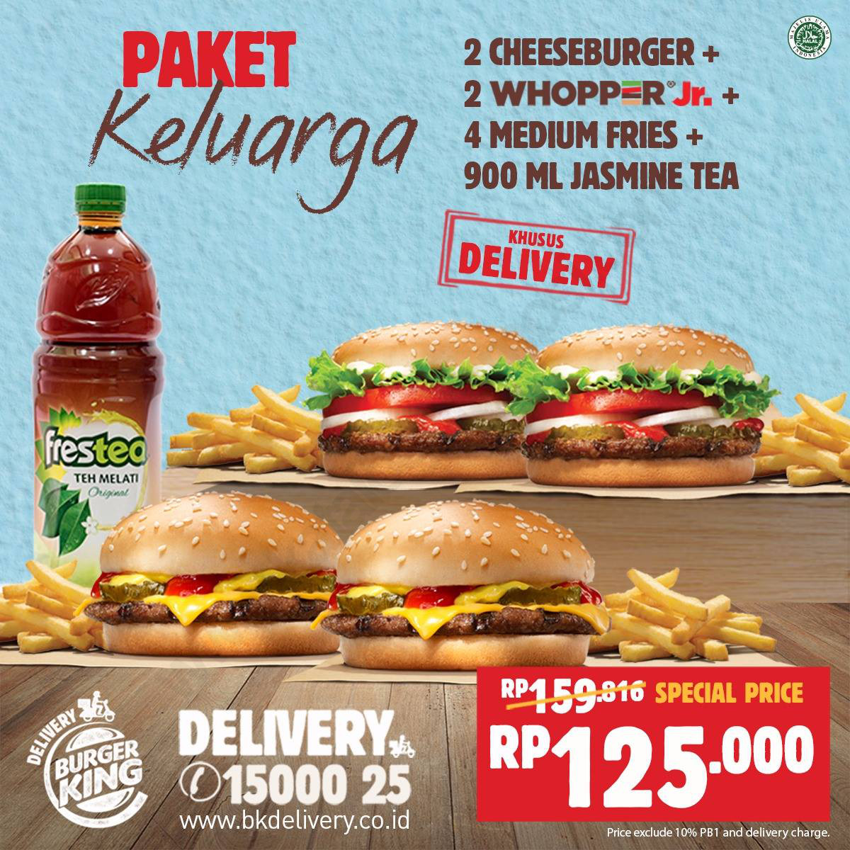 BURGER King Promo Paket Keluarga Cuma Rp. 125000 Katalog Promo Terbaru