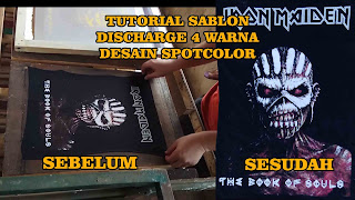 Cara Sablon Discharge