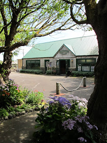 The entrance building at Tawhiti Museum.
