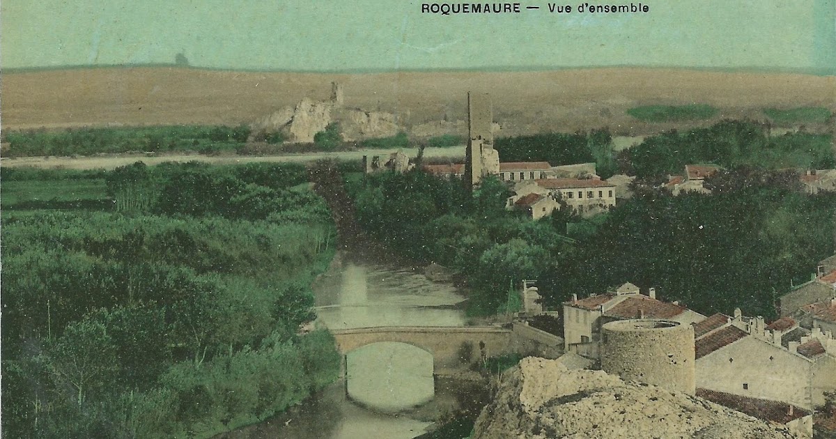 Roquemaure Cartes Postales Vue Aérienne Roquemaure Et Le Canal