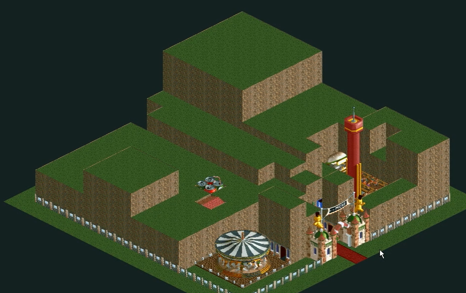 (스압주의) 롤러코스터 타이쿤 장인 - 킹무성