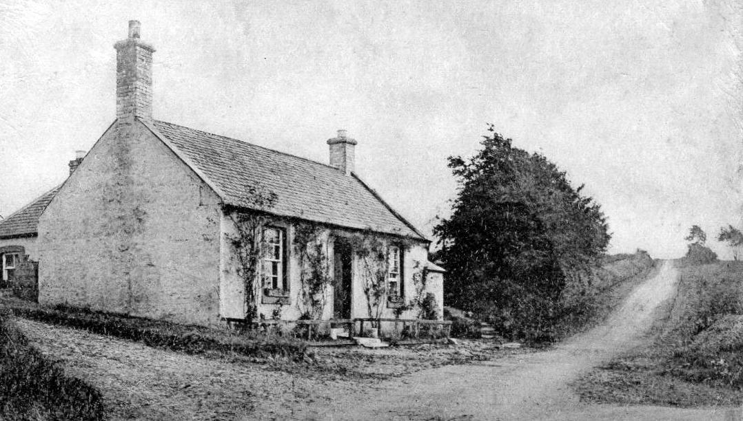 Tour Scotland Old Photograph Barnford Tollhouse Near Dalrymple Scotland