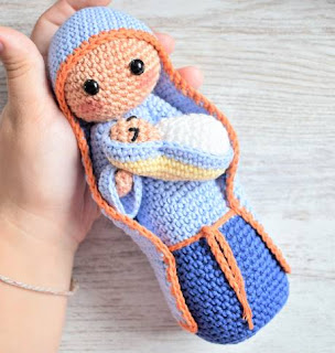 PATRON GRATIS VIERGEN MARIA AMIGURUMI 45854