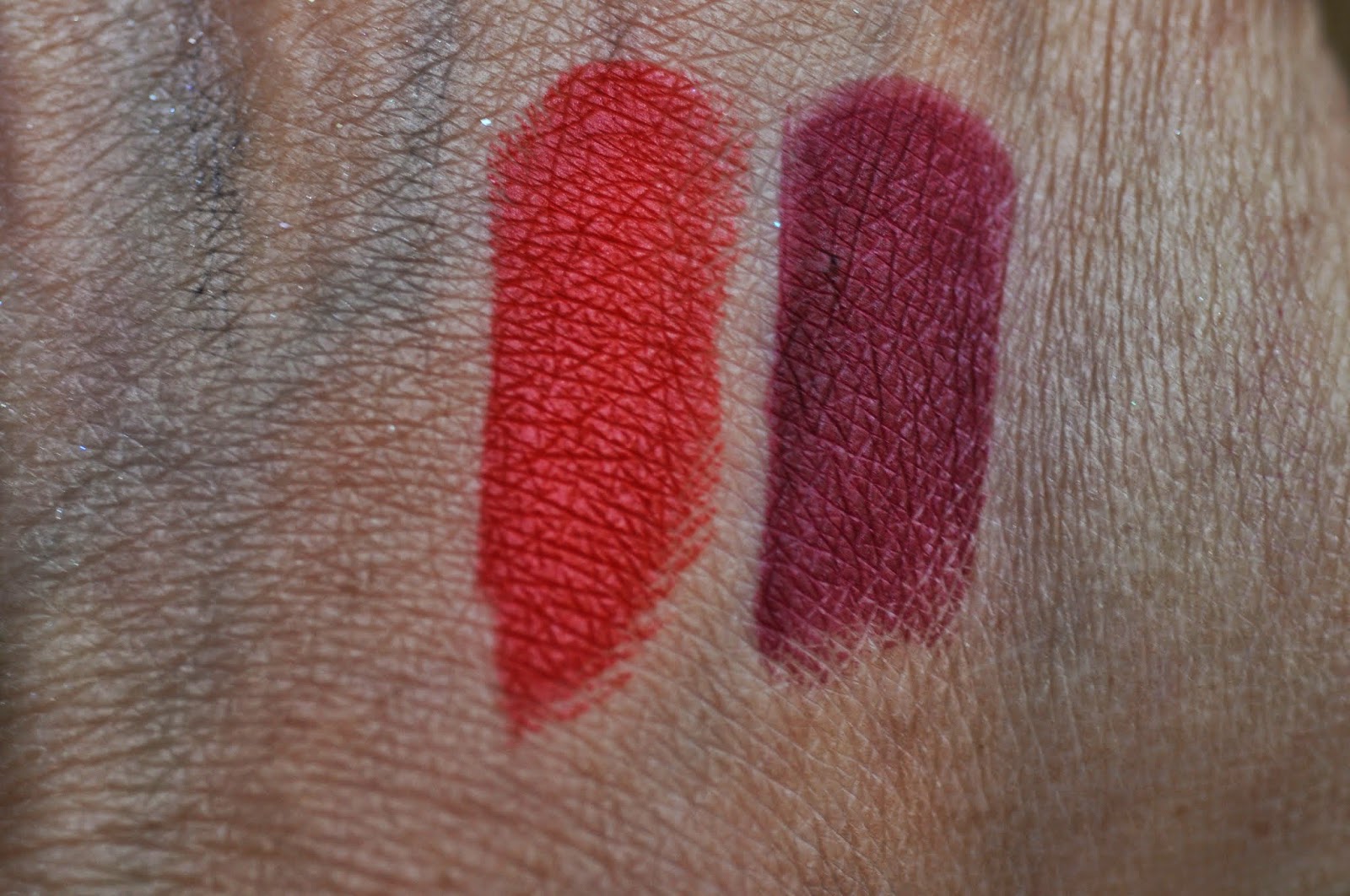 Mac Rocky Horror Picture Show Lipsticks In Strange Journey And Sin Swatches Review The Shades Of U