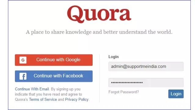 How to create an account on Quora