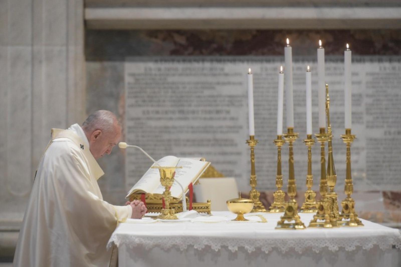 Pílulas Litúrgicas: Fotos da Missa da Ceia do Senhor no Vaticano