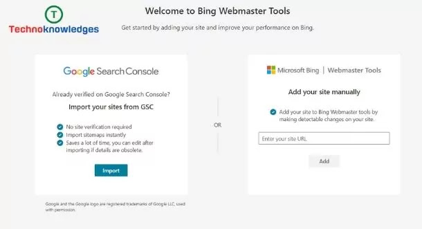 bing webmaster tools