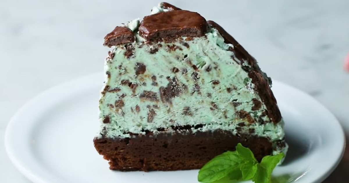 Mint Chocolate Cookie Dome Cake #baked #chicken #meat#spaghetti >> # ...