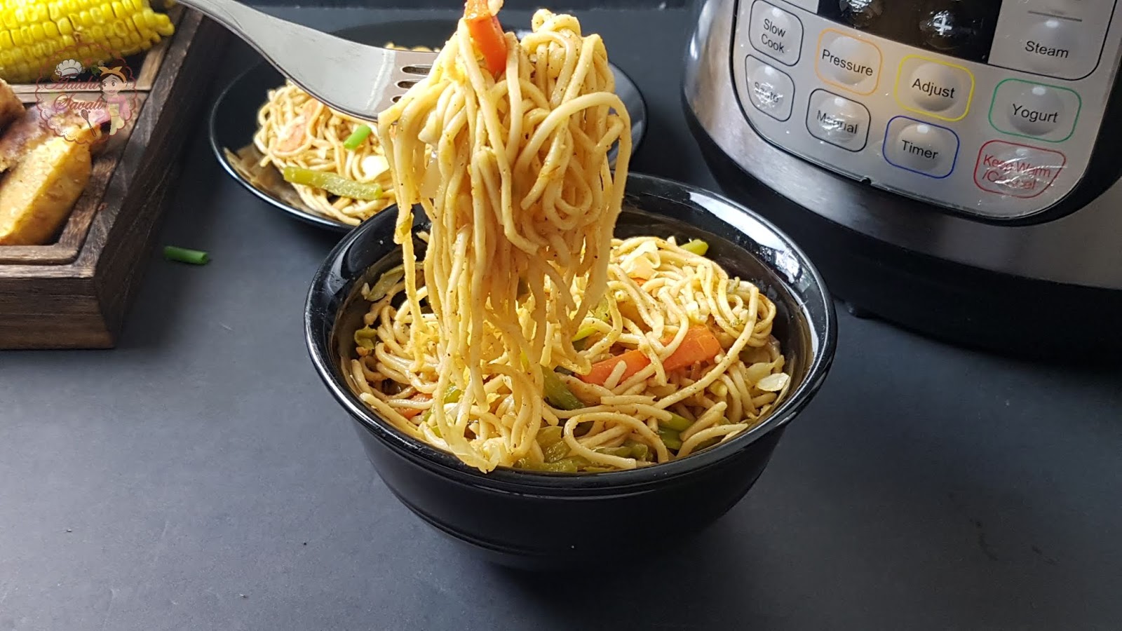 Instant Pot Chow Mein/Veg.Hakka Noodles Aaichi Savali