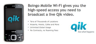 Qik + Boingo offer free WiFi hotspot service