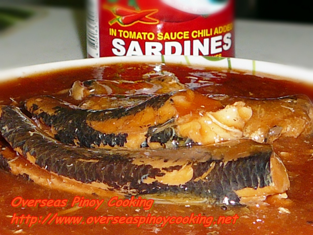 Ginisang Sardinas, Canned Sardines Sautéed in Onion and Tomato