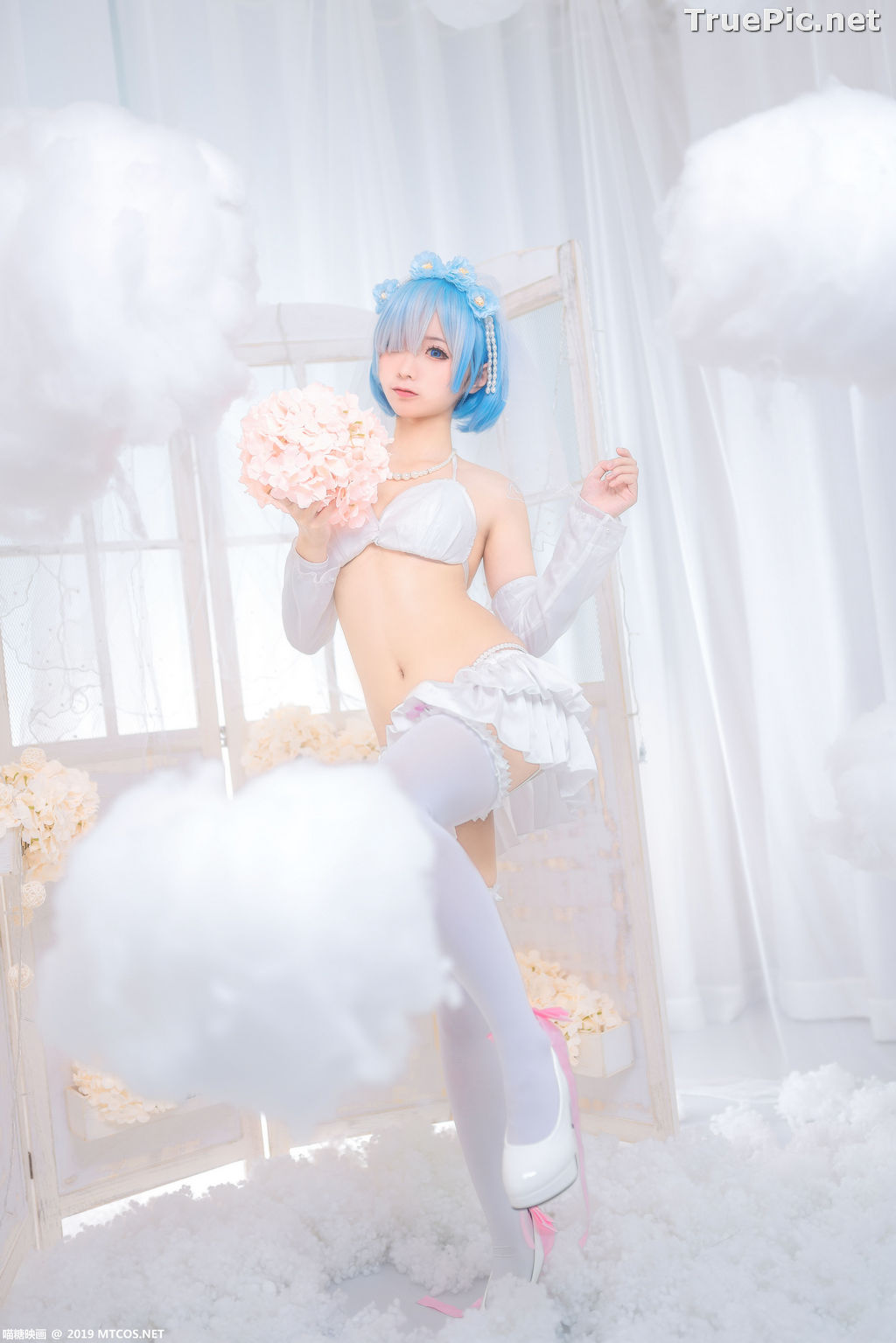 Image [MTCos] 喵糖映画 Vol.029 – Chinese Cute Model – Bride Rem Cosplay - TruePic.net - Picture-12