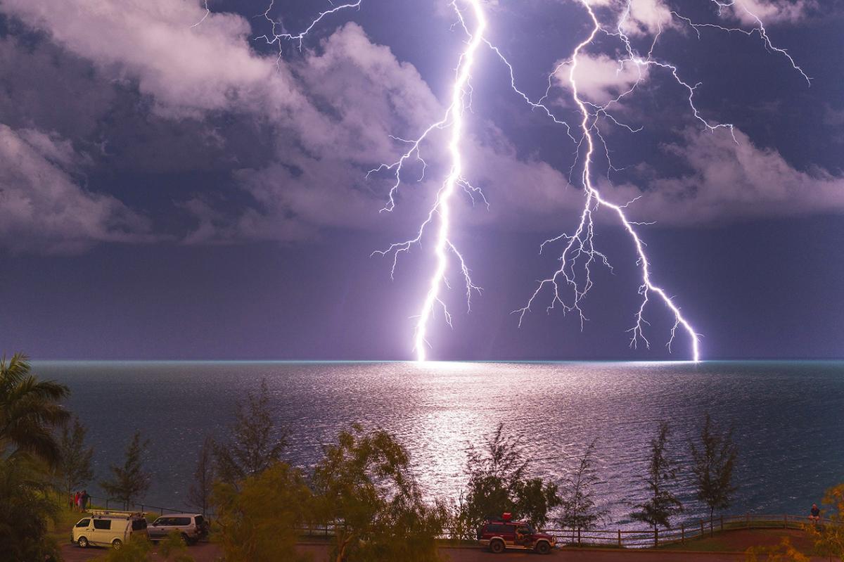 Lightning over Northern Territory Earth Blog