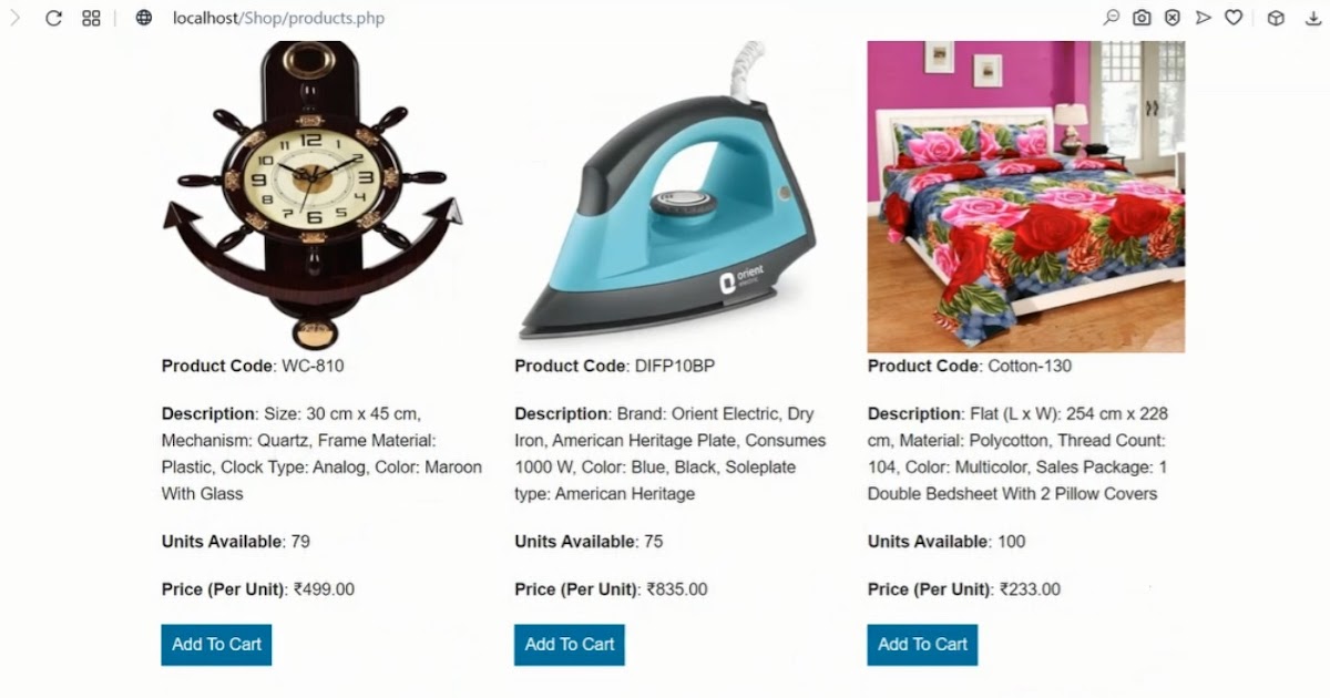 Ecommerce Website For Online Shopping PHP Project With Source Code