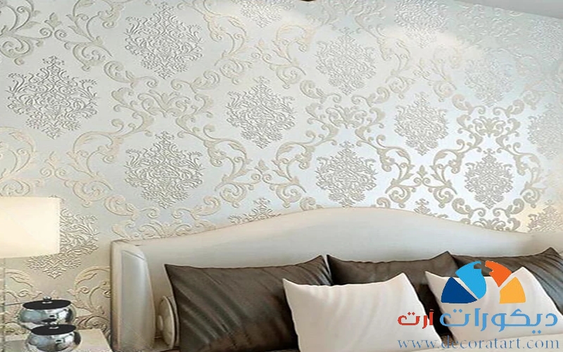 ورق جدران غرف نوم رومانسية رمادي 2021 ديكورات