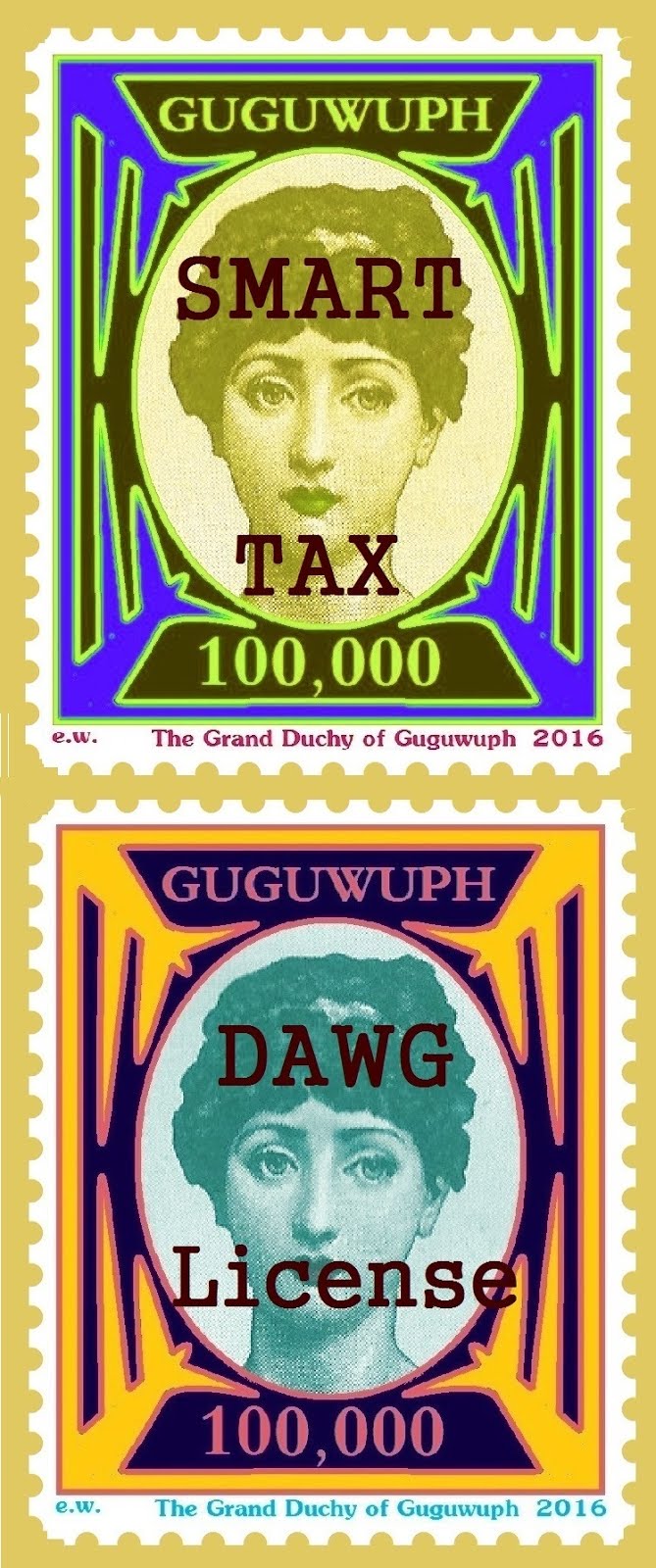 STAMPS OF THE GRAND DUCHY OF GUGUWUPH