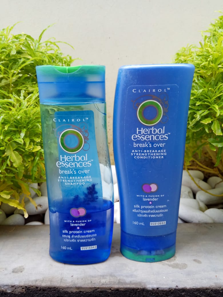 Herbal Essences Shampoo Conditioner Break S Over Anti Breakage Strengthening Untuk Rambut Rusak