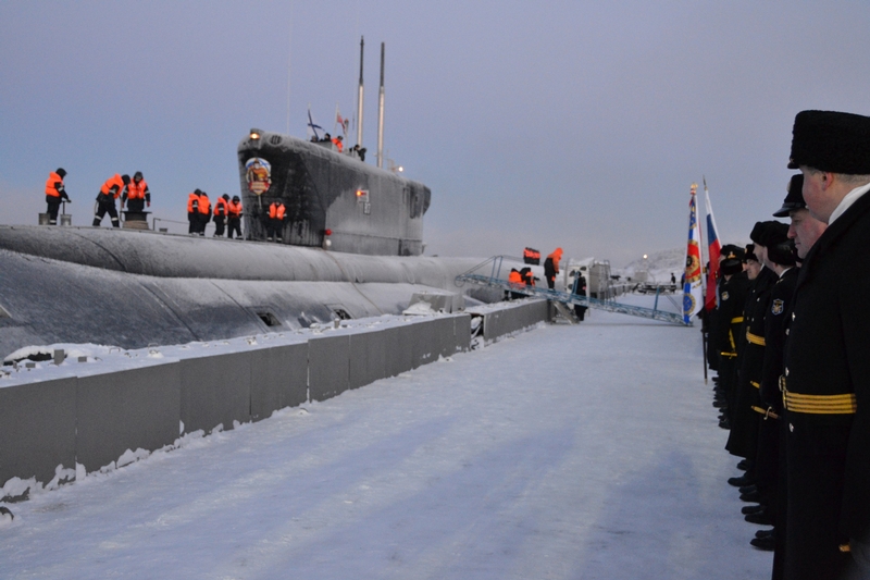 Submarino nuclear Vladímir Monomaj se incorpora a la Flota del Norte