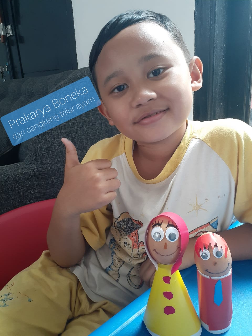 Artridwan Com Membuat Boneka Dari Cangkang Telur Ayam