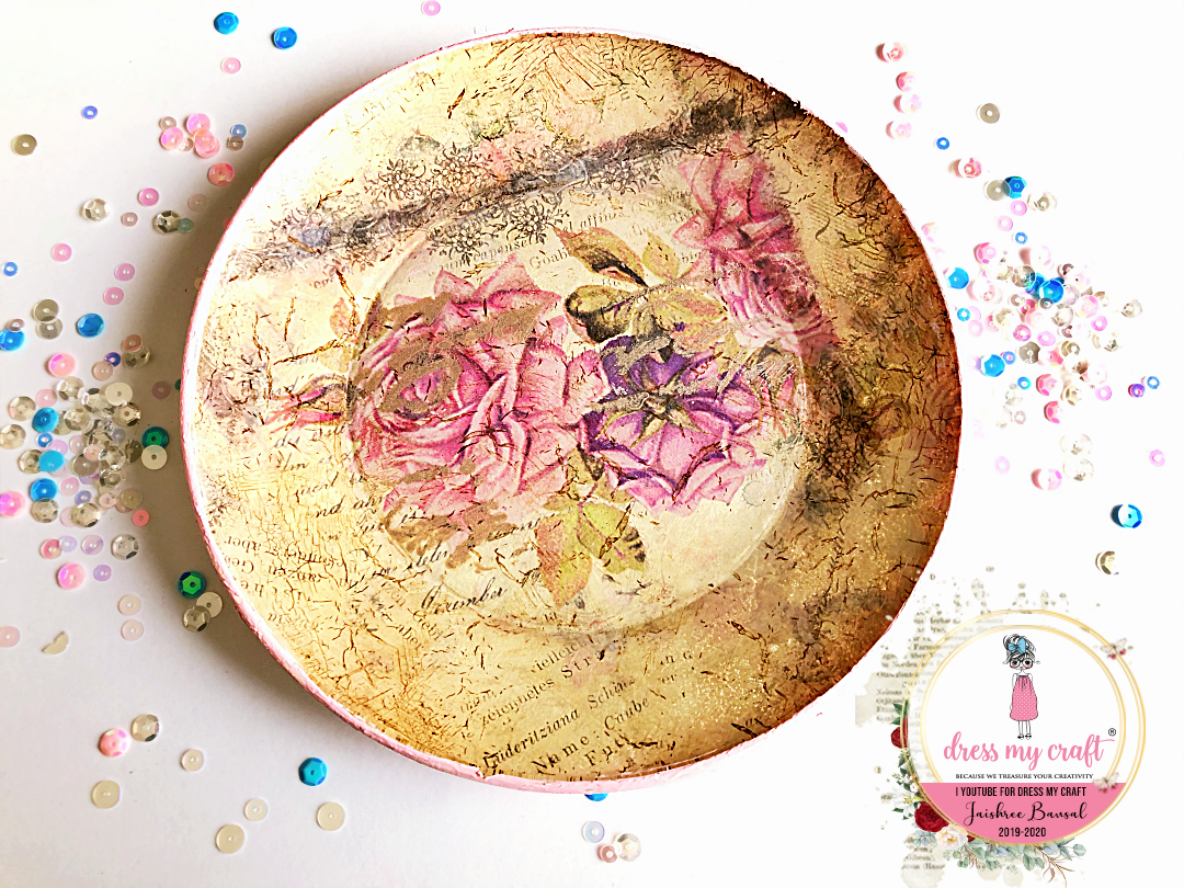 Dress My Craft Reverse Decoupage Ft. Rice Papers Video Tutorial