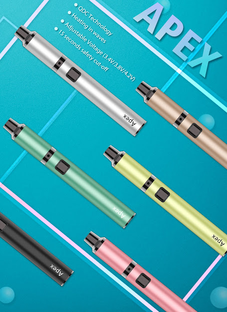 Yocan Apex is a simple, easy and discreet vape pen