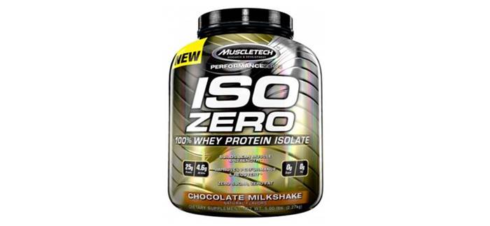 Proteína sin carbohidratos Iso zero de muscletech