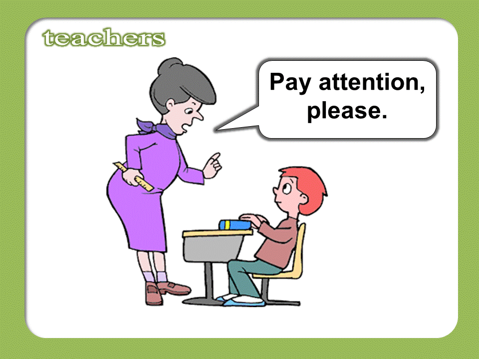 Pay attention text