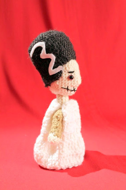 Frankenstein's bride Halloween crochet pattern