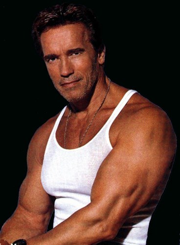 Arnold Schwarzenegger. Now