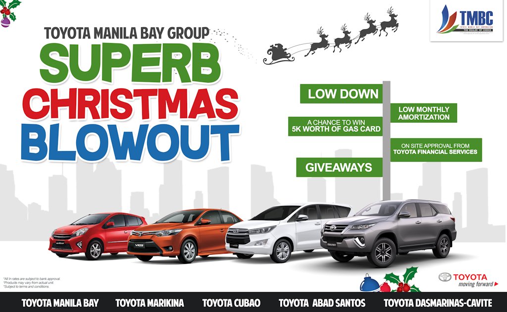 Toyota Manila Bay Group Starts Yuletide Season with PreChristmas Sale