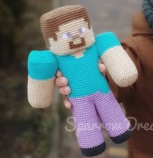 PATRON GRATIS HOMBRE MINECRAFT AMIGURUMI 45343