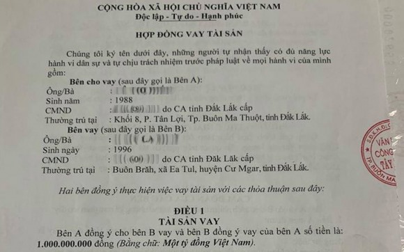 Con gái Phó giám đốc Công an tỉnh vay 5 tỷ đồng ăn chơi rồi “quỵt” không trả