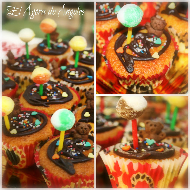  MUFFINS DE NARANJA Y CHOCOLATE 