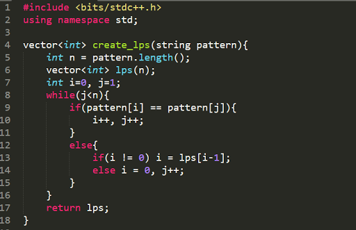 KMP Algorithm (Knuth–Morris–Pratt algorithm) | Prefix function (lps ...