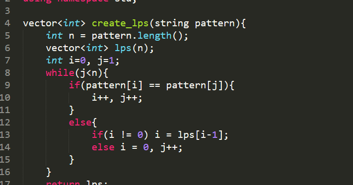 KMP Algorithm (Knuth–Morris–Pratt algorithm) | Prefix function (lps ...