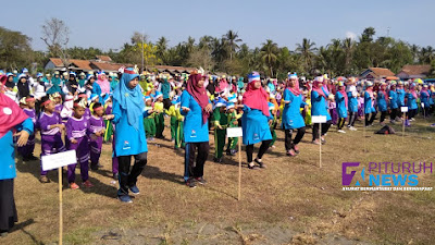 Tolak Stunting, HIMPAUDI Ajak Peserta Didik Senam Aisumaki dan Suka Makan Ikan