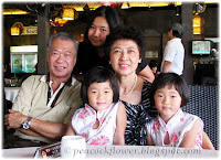 With our grandchildren: Dylea, Renice and Renee