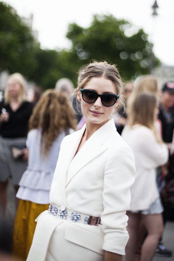#blog #estilo #style #streetstyle #estiloderua #look #outfit #blazer #blazerbranco #OliviaPalermo