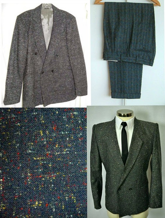 80s Flecked Suits