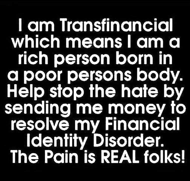 Funny: I am Transfinancial Transfinancial