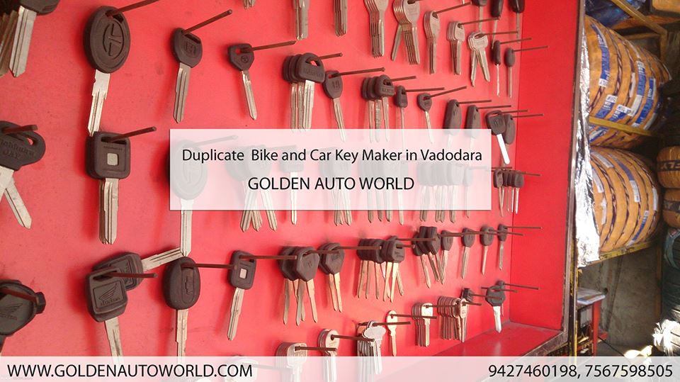 ChaviWala in Vadodara Car Bike Golden Auto World Duplicate Bike and Car Key Makers in