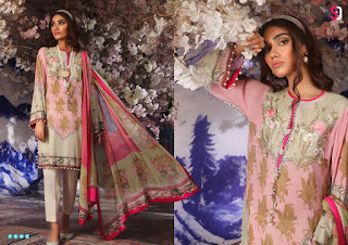 Pakistani Suits: Shraddha Designer Muzlin collection